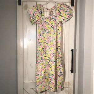 New Look Ditsy Floral Square Neck Sundress